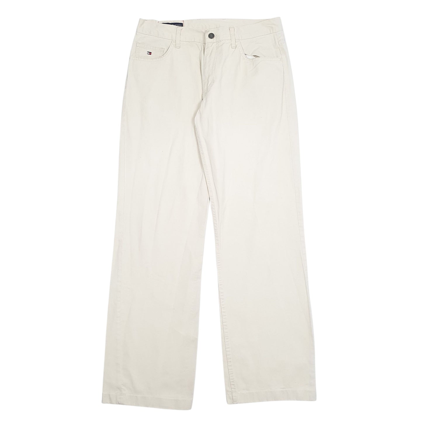 Mens Cream Tommy Hilfiger  Chino Trousers