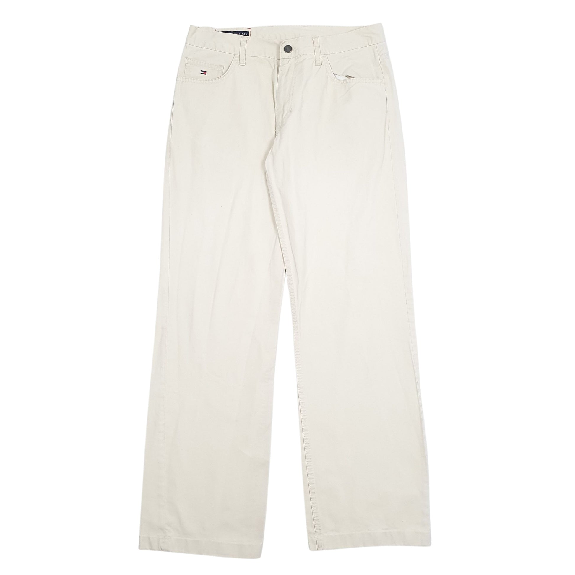 Mens Cream Tommy Hilfiger  Chino Trousers