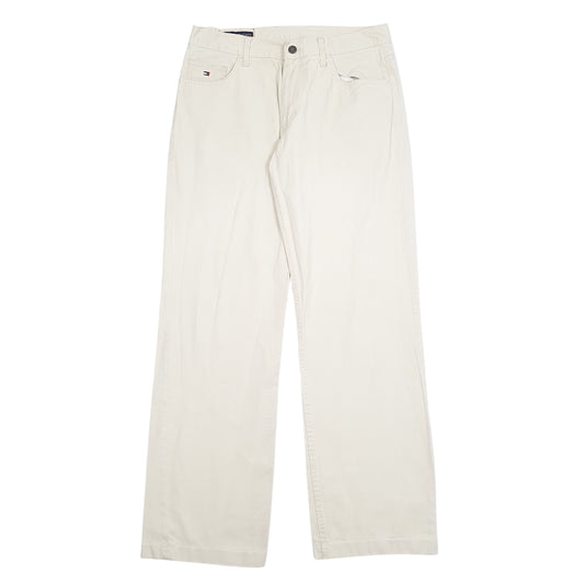 Mens Cream Tommy Hilfiger  Chino Trousers