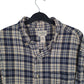 Mens Navy L.L.Bean Flannel  Shirt
