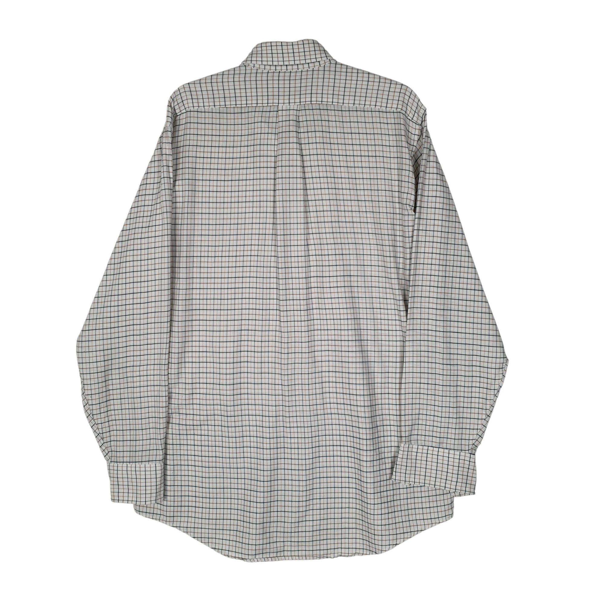 Mens White L.L.Bean Vintage 80s Made in USA  Shirt