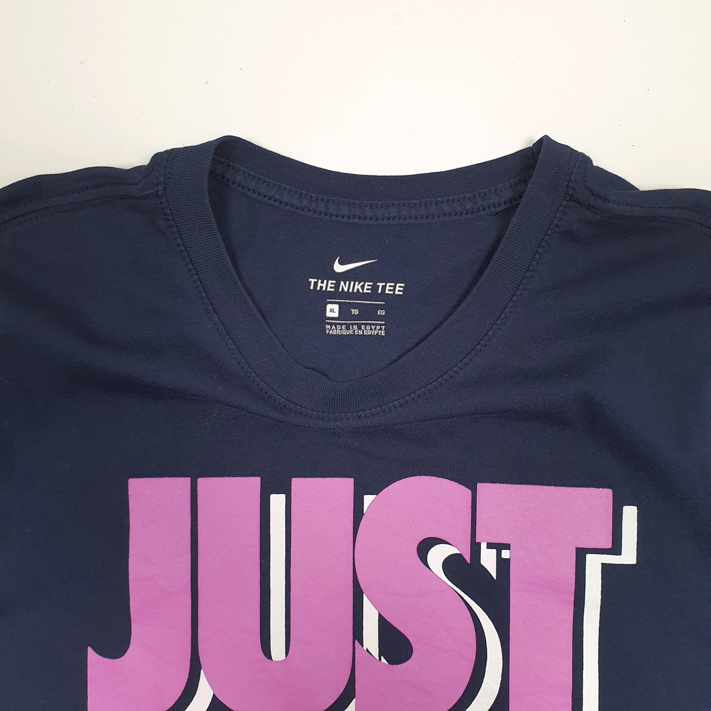Mens Navy Nike   T Shirt