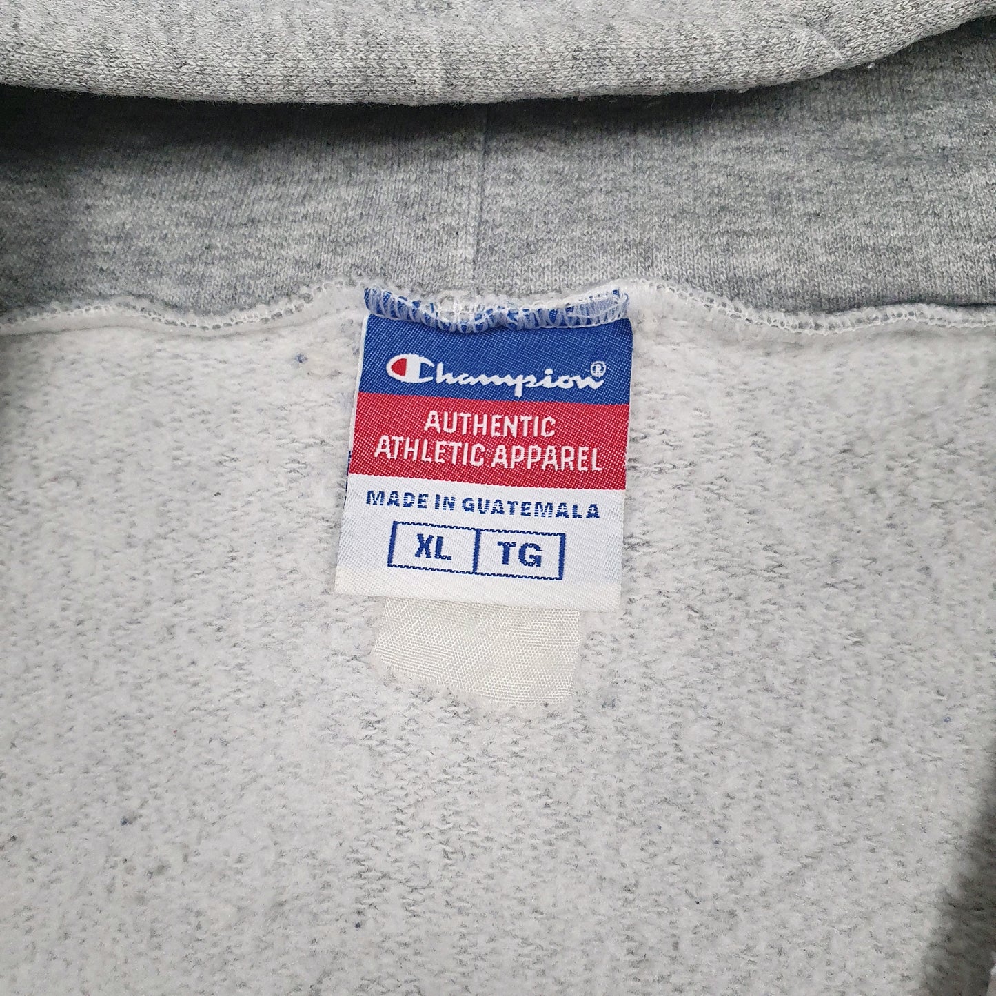 Mens Grey Champion  Full Zip Jumper