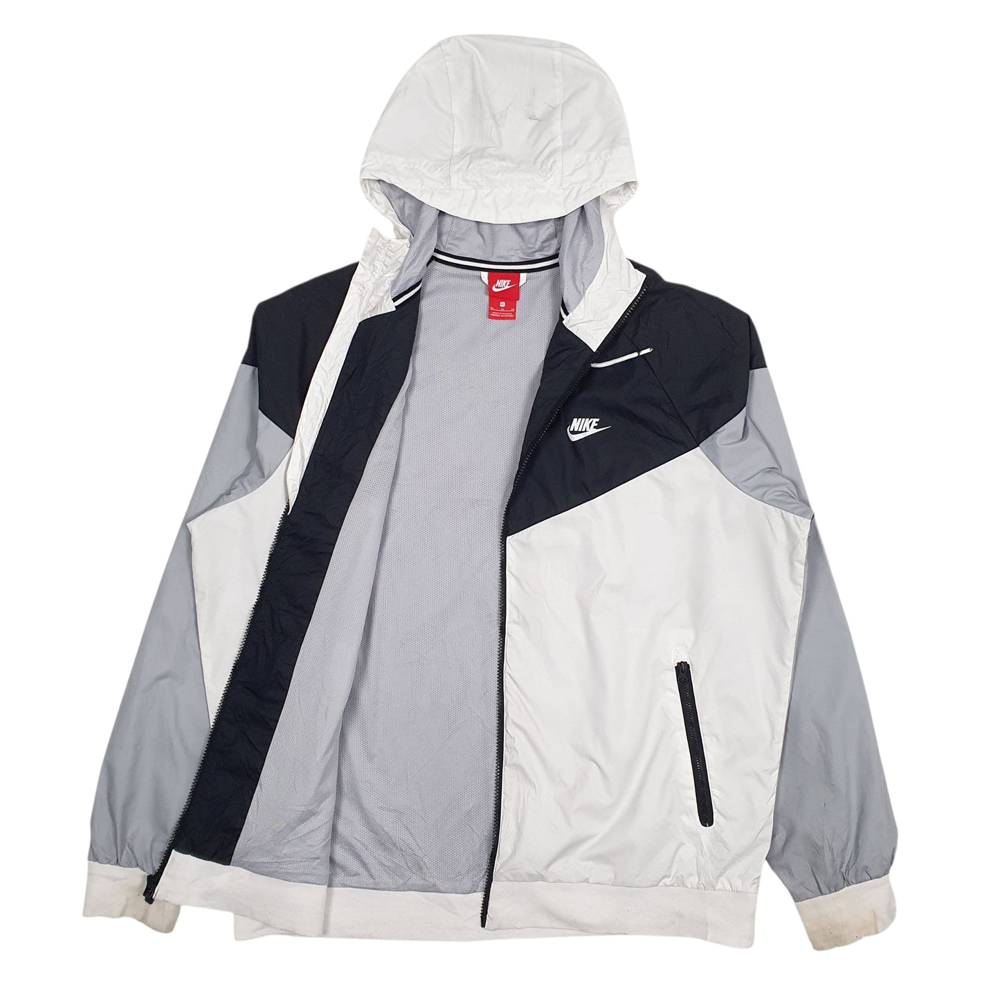 Mens White Nike   Coat