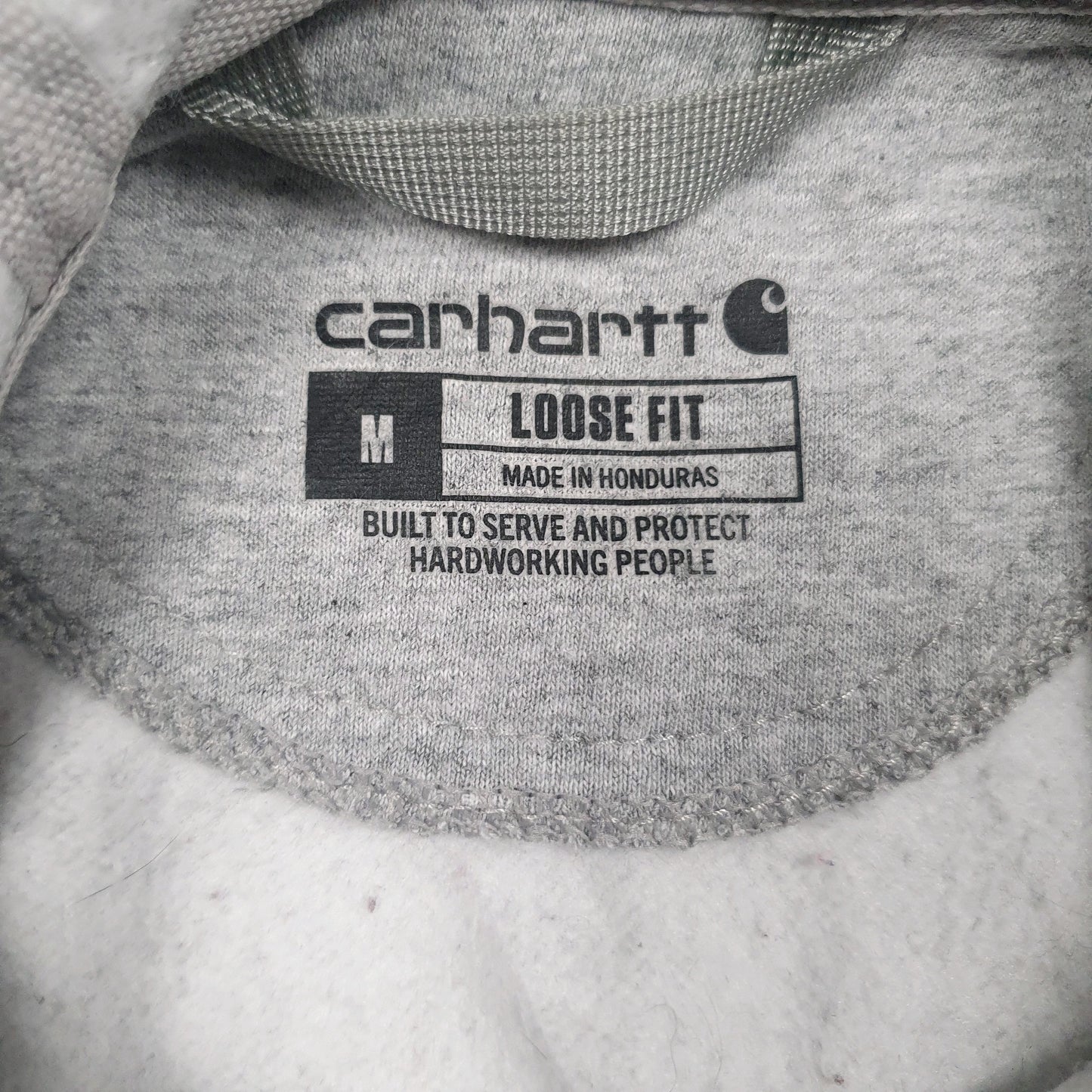 Mens Grey Carhartt  Hoodie Jumper