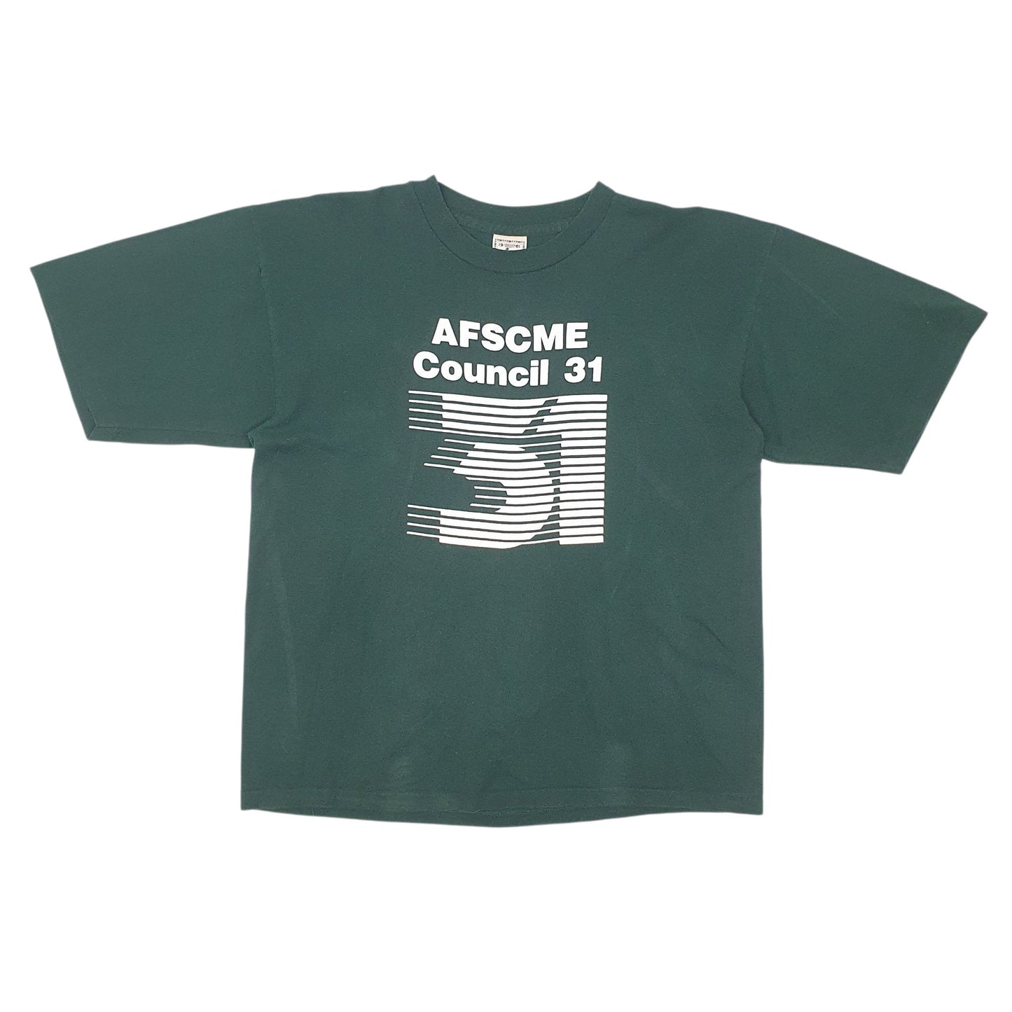 Mens Green Alore Single Stitch Vintage 90s Short Sleeve T Shirt