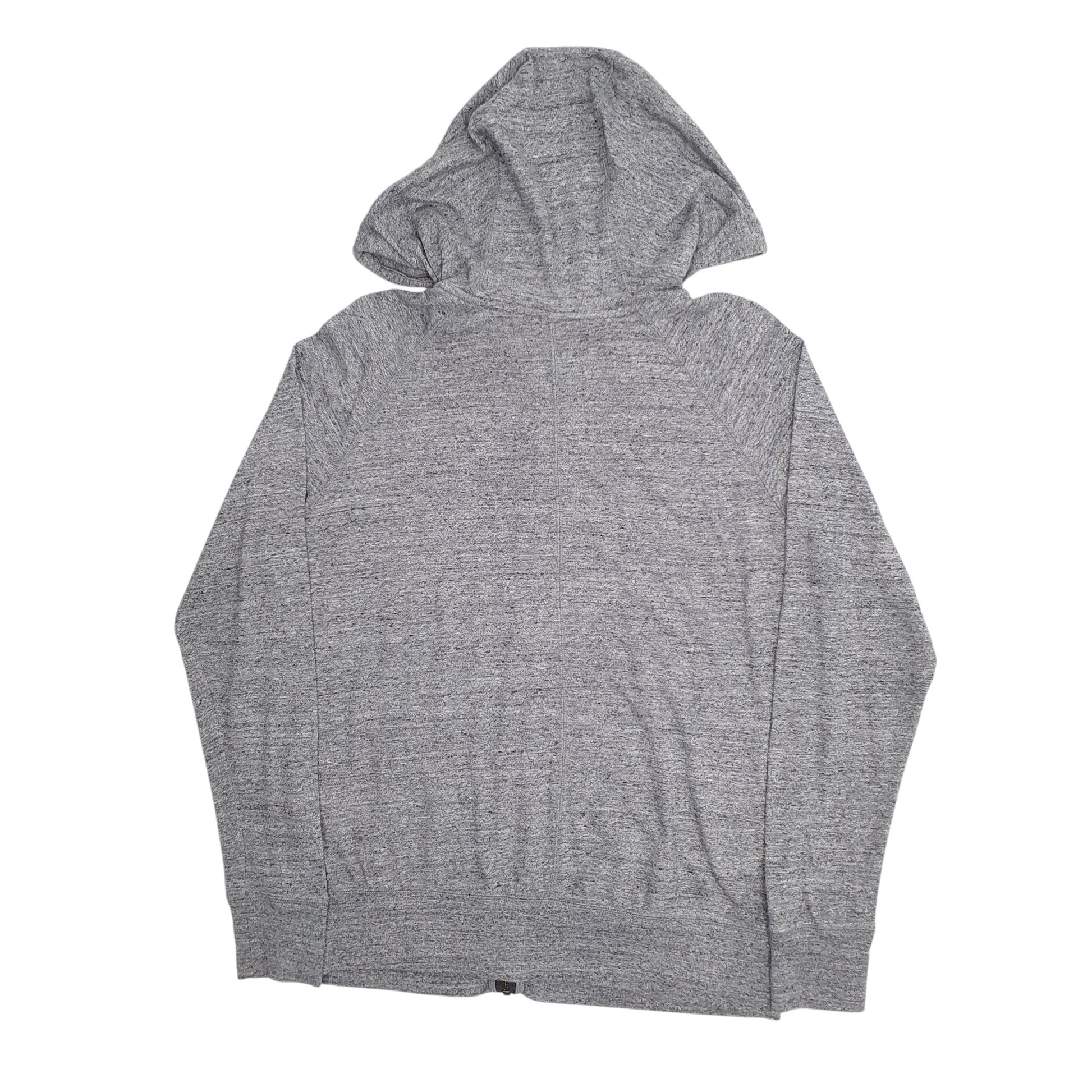 Womens Grey Nike Hoodie Lightweight Full Zip Jumper