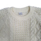 Womens Cream Unbranded Chunky Knit Crewneck Jumper