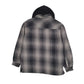 Mens Grey Dickies Chore Hoodie Plaid  Coat