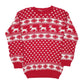 Womens Red Unbranded Christmas Made In The UK Crewneck Jumper