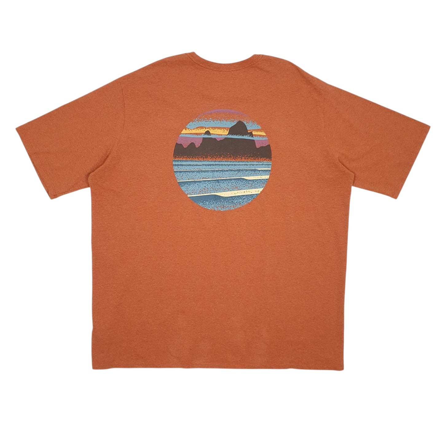 Mens Orange Patagonia   T Shirt