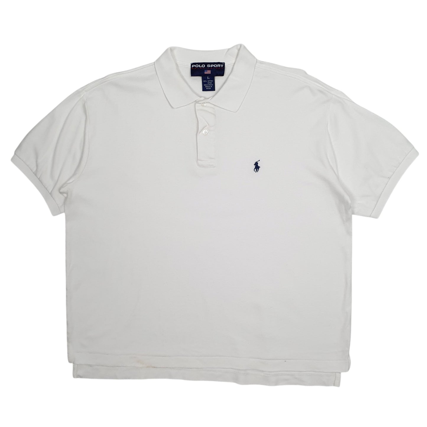 Mens White Ralph Lauren  Short Sleeve Polo Shirt