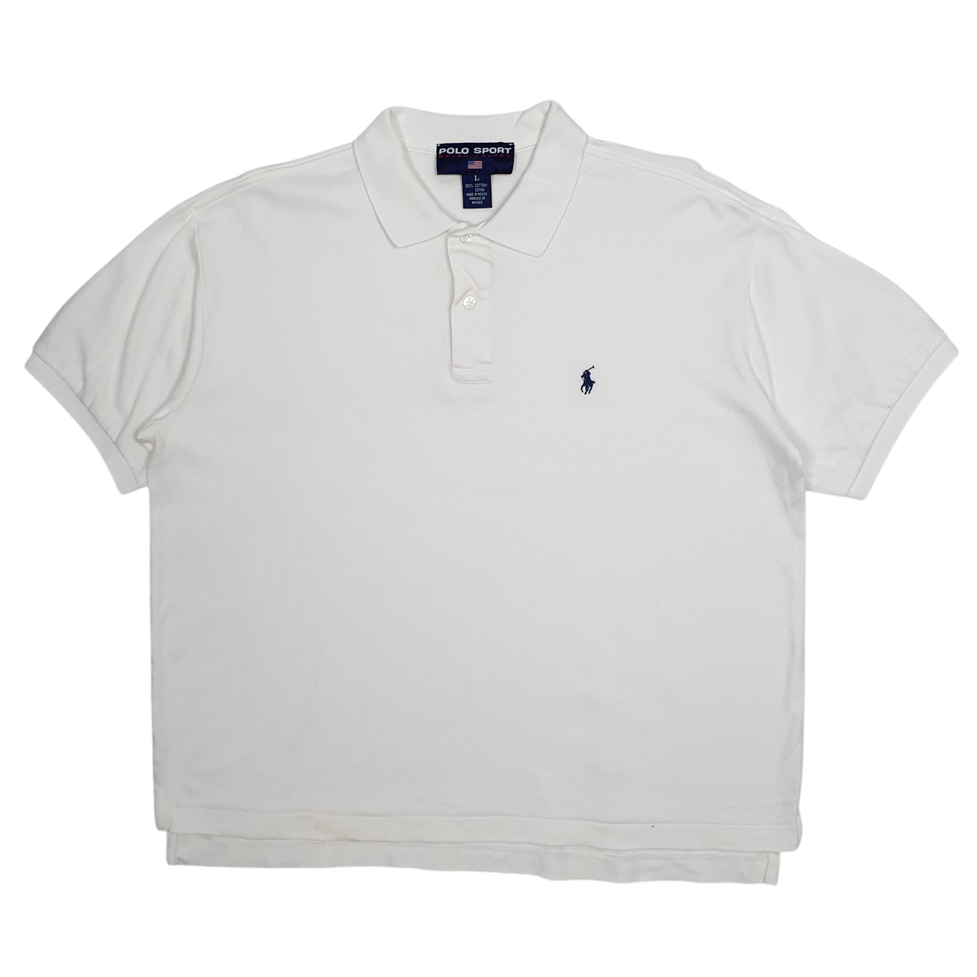 Mens White Ralph Lauren  Short Sleeve Polo Shirt