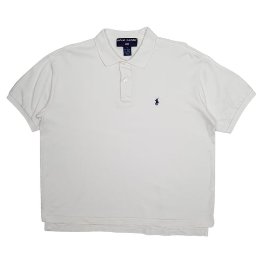 Mens White Ralph Lauren  Short Sleeve Polo Shirt