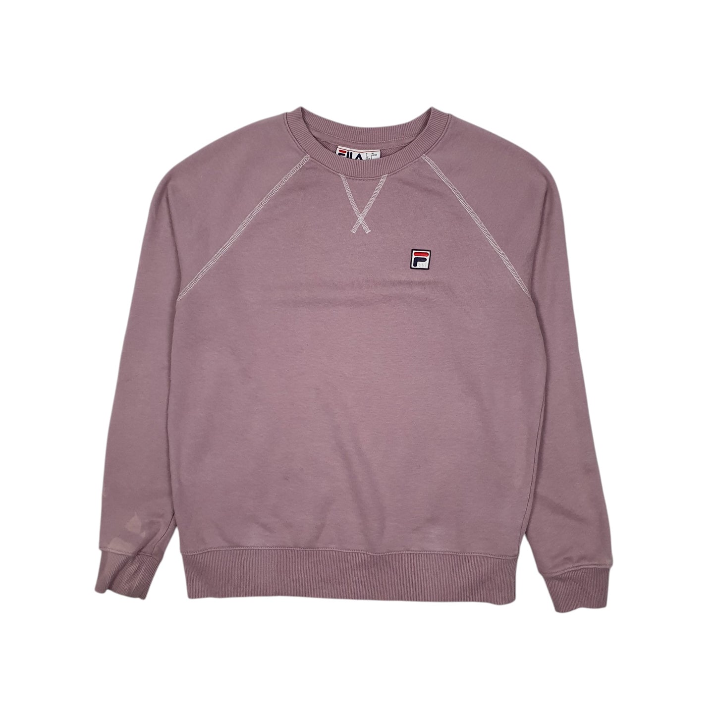 Womens Purple Fila  Crewneck Jumper