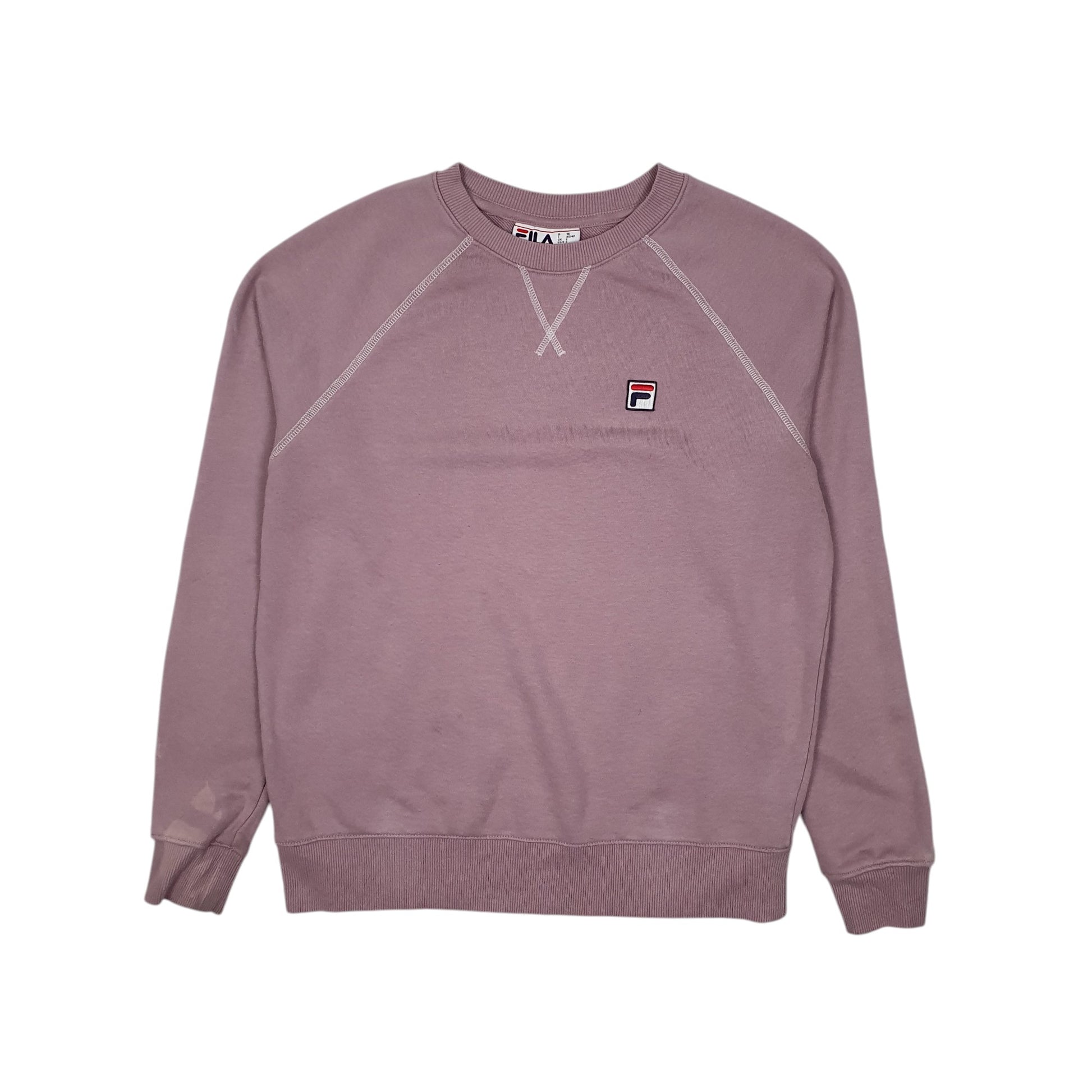 Womens Purple Fila  Crewneck Jumper