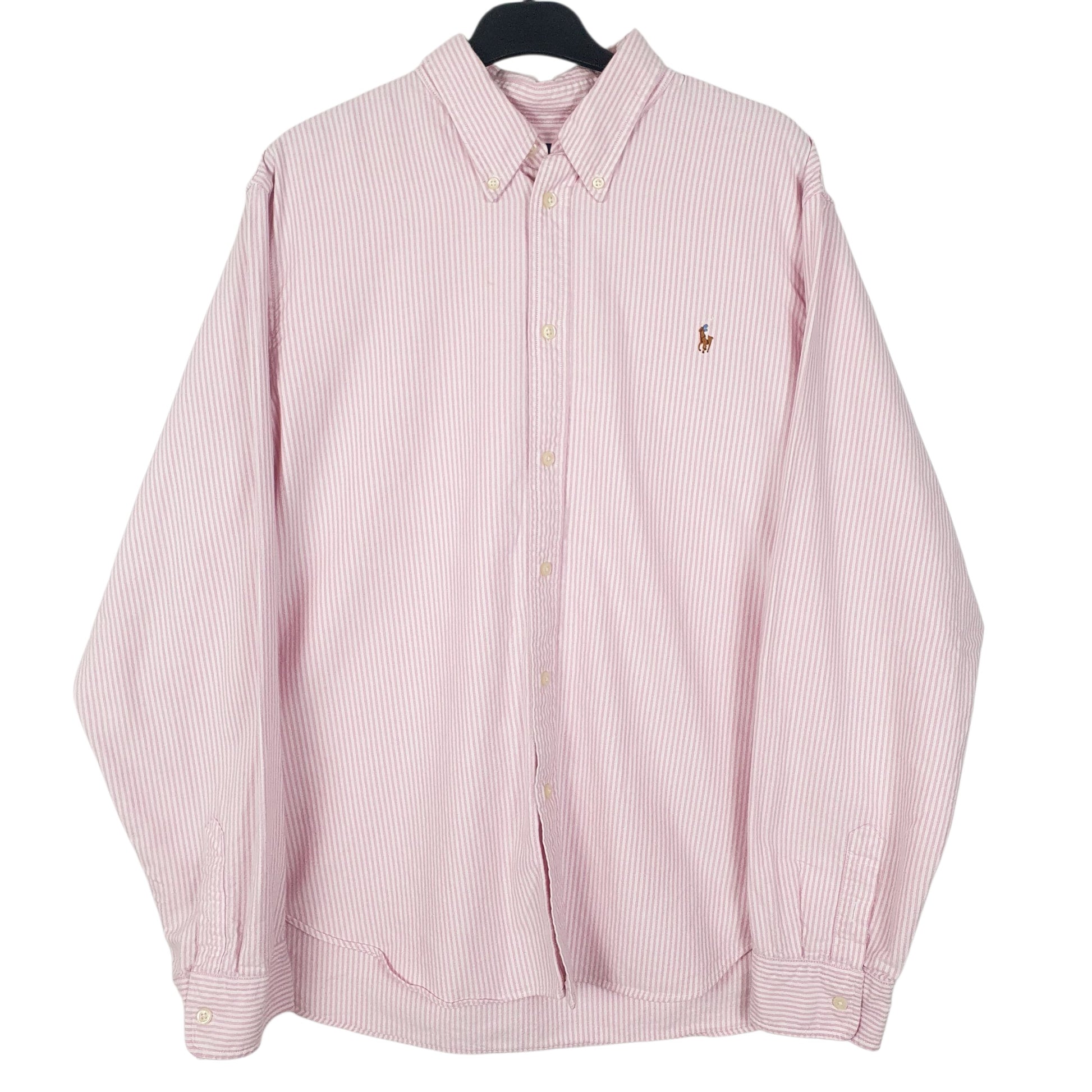 Mens Pink Polo Ralph Lauren  Long Sleeve Shirt
