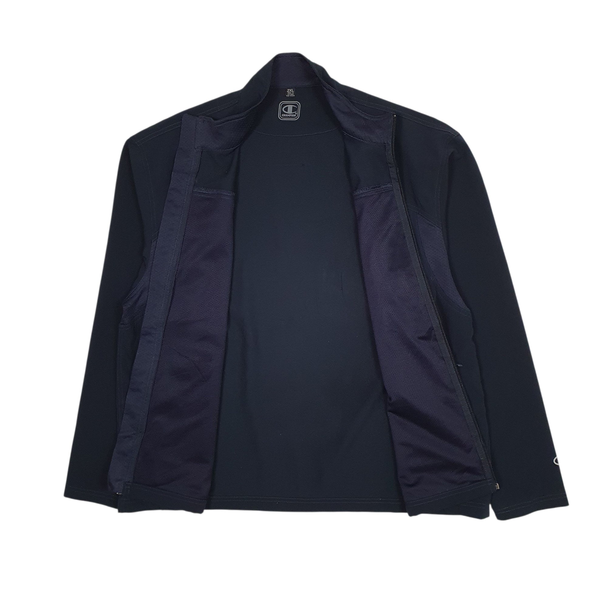 Mens Navy Champion  Full Zip Coat