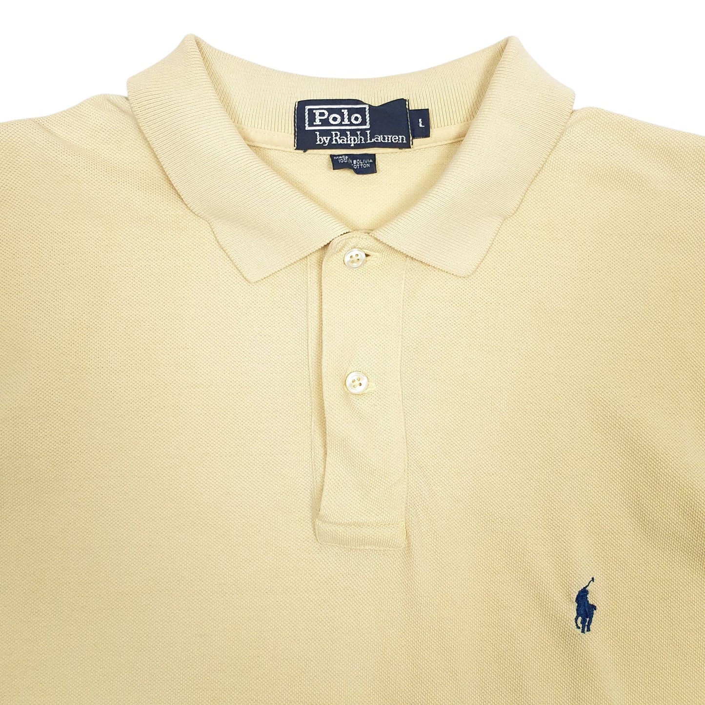 Mens Yellow Polo Ralph Lauren   Polo Shirt