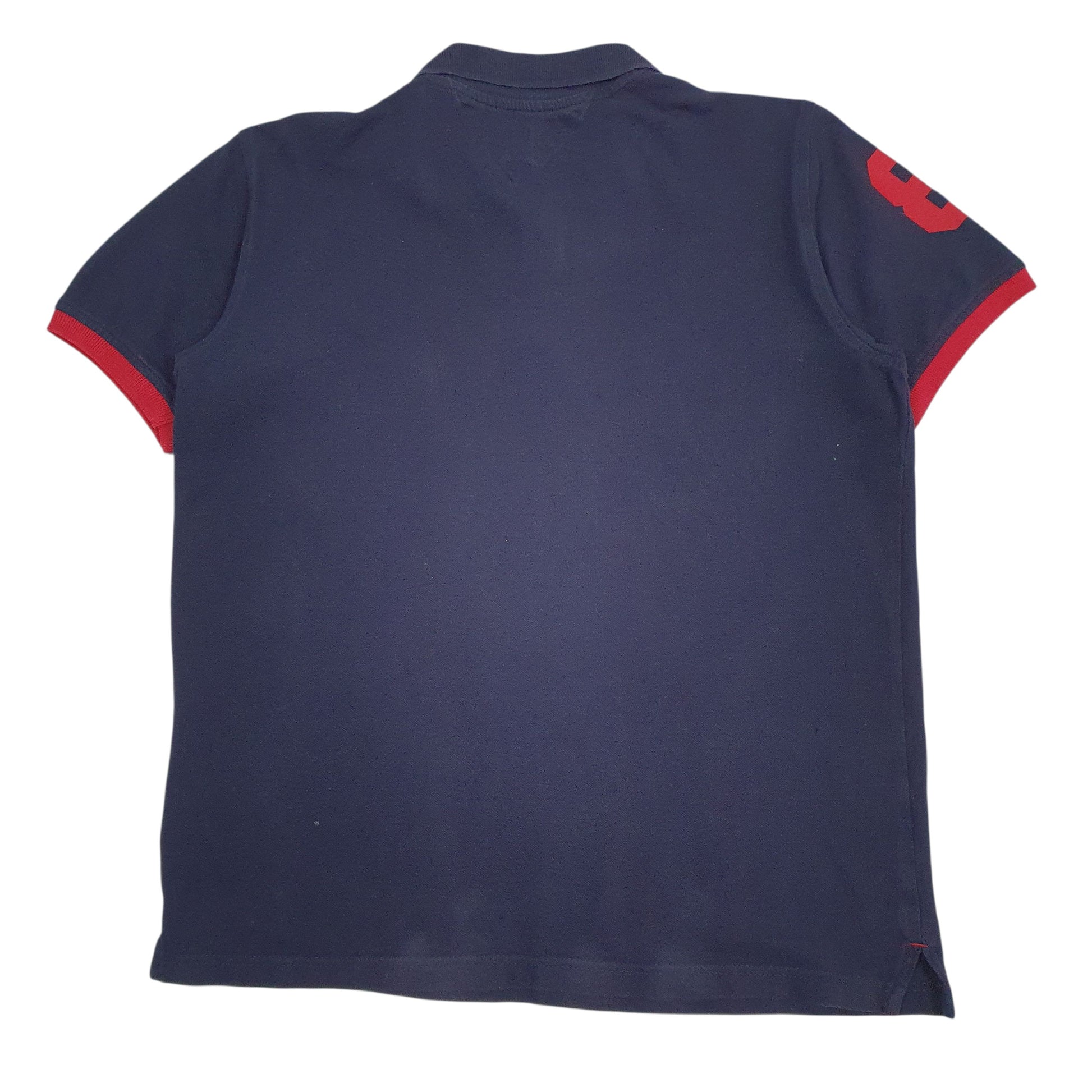 Womens Navy Tommy Hilfiger  Hoodie Polo Shirt