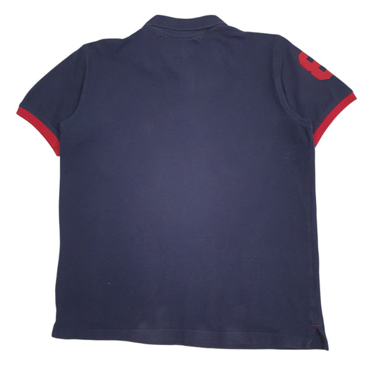 Womens Navy Tommy Hilfiger  Hoodie Polo Shirt