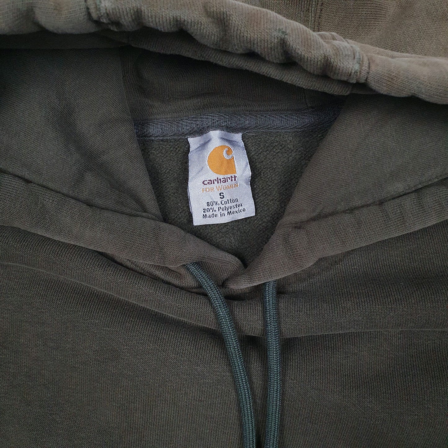 Womens Green Carhartt  Hoodie Jumper