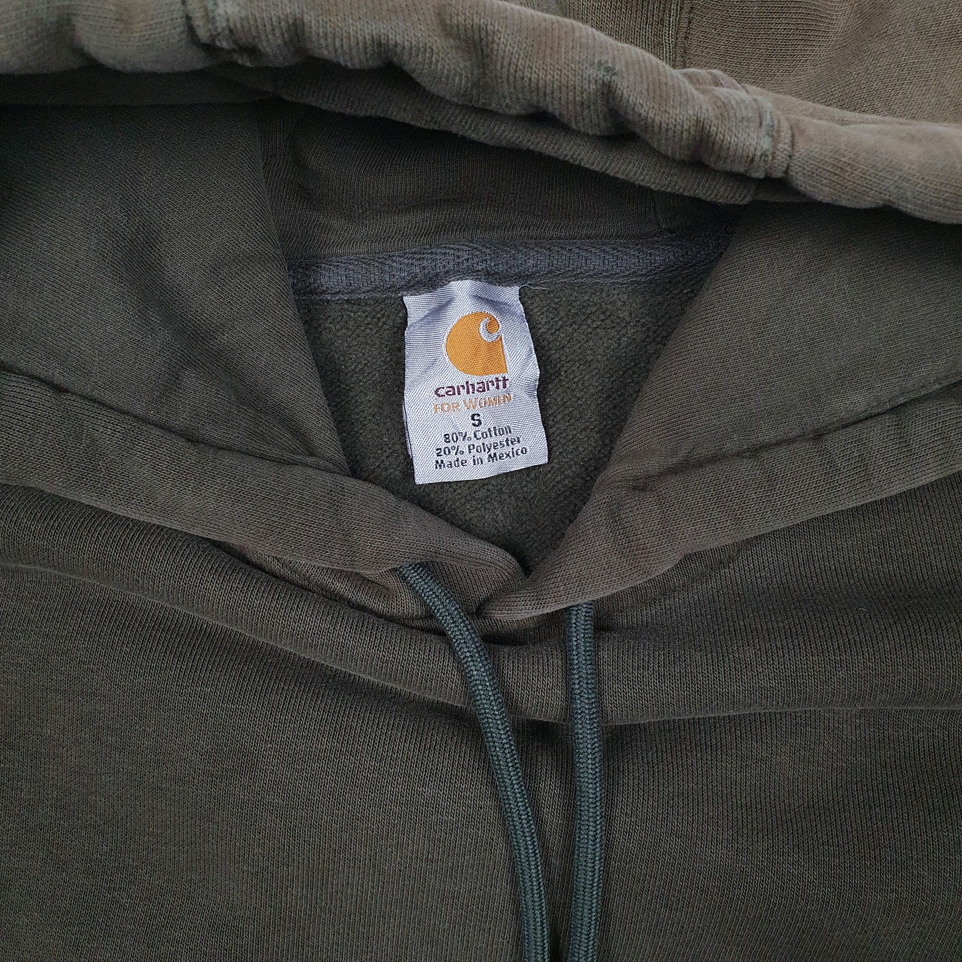 Womens Green Carhartt  Hoodie Jumper