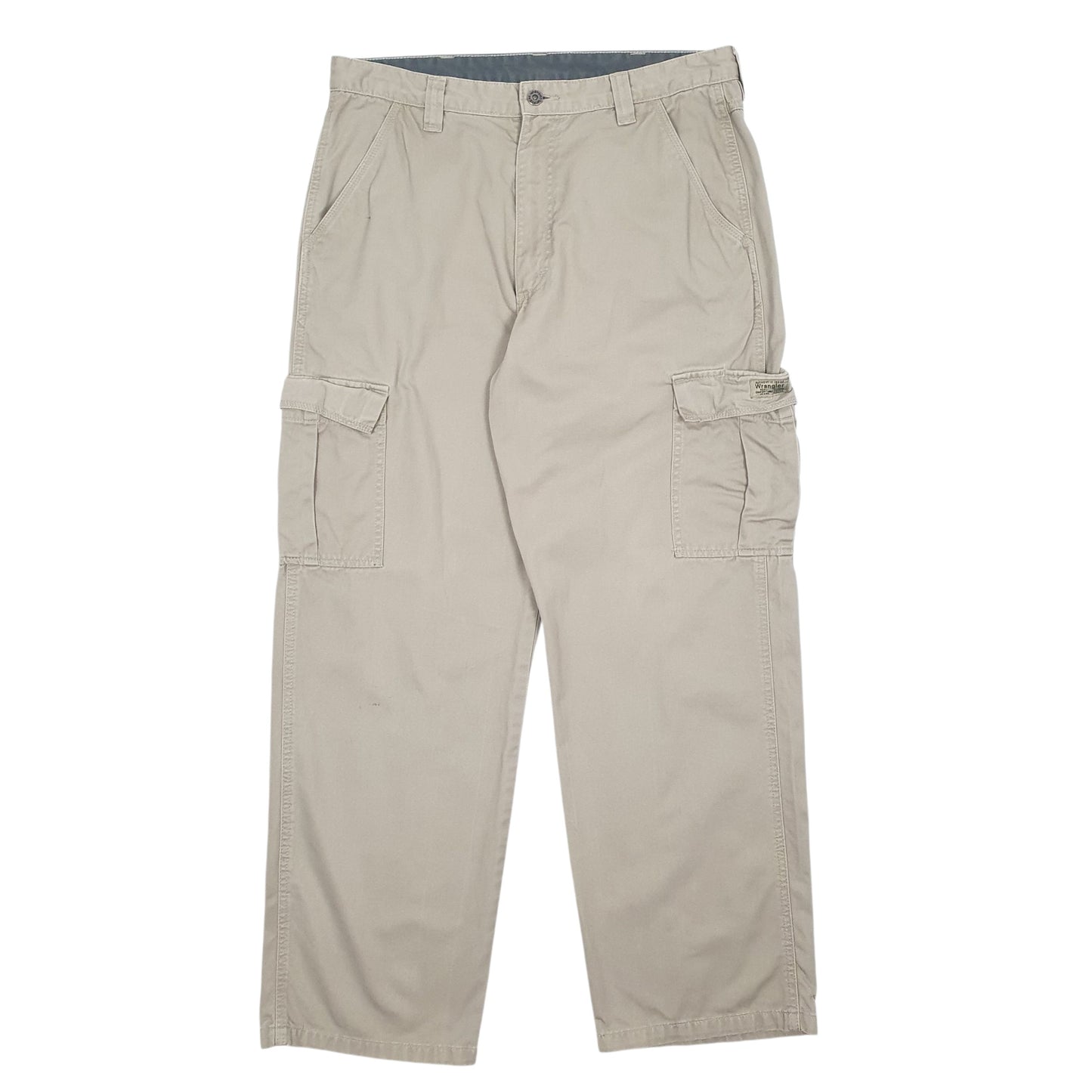 Mens Beige Wrangler  Cargo Trousers