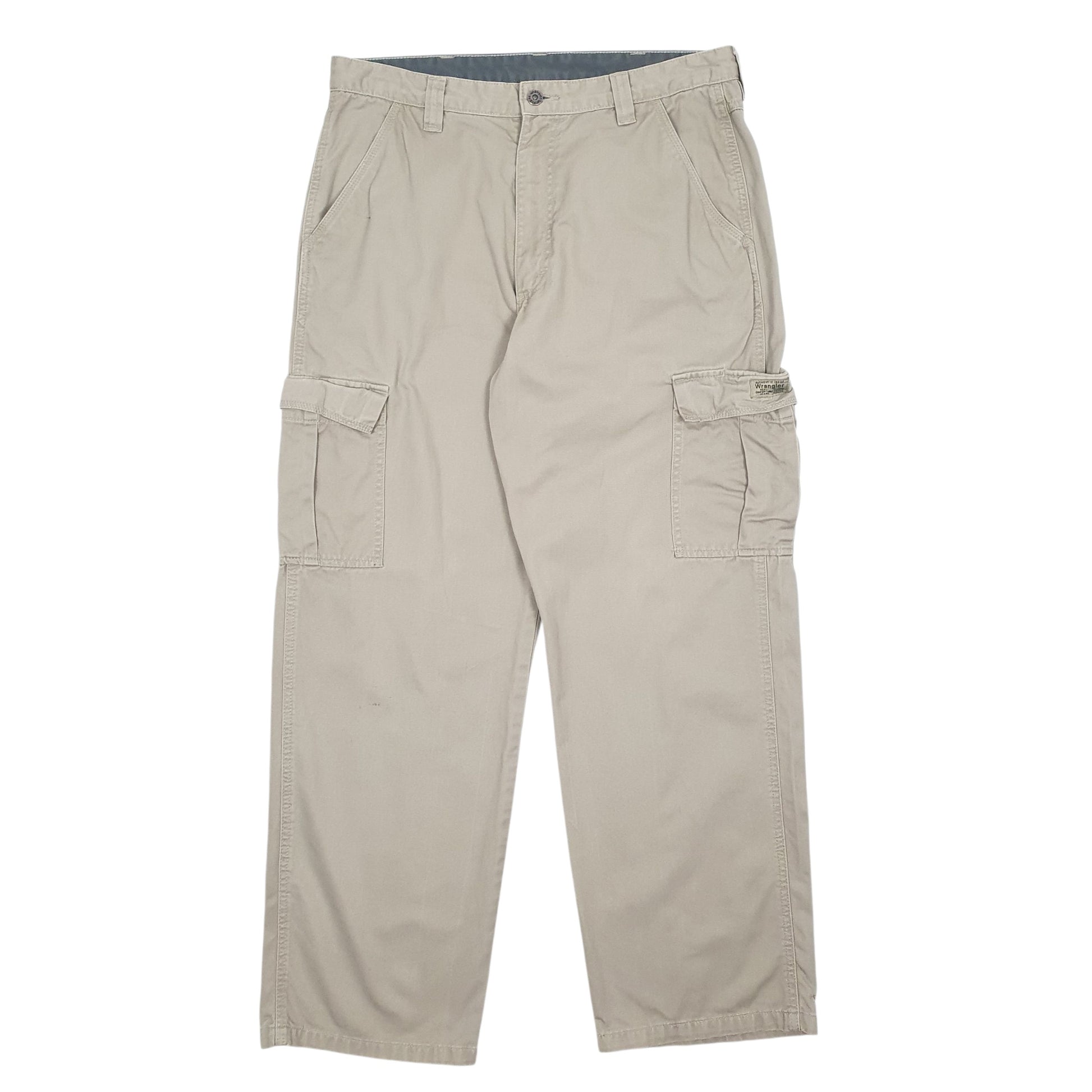 Mens Beige Wrangler  Cargo Trousers