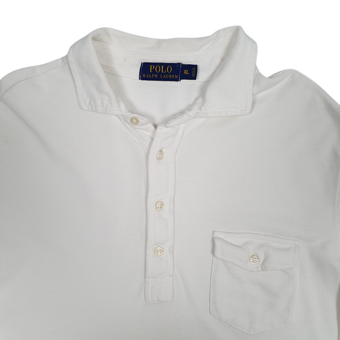 Mens White Polo Ralph Lauren   Polo Shirt