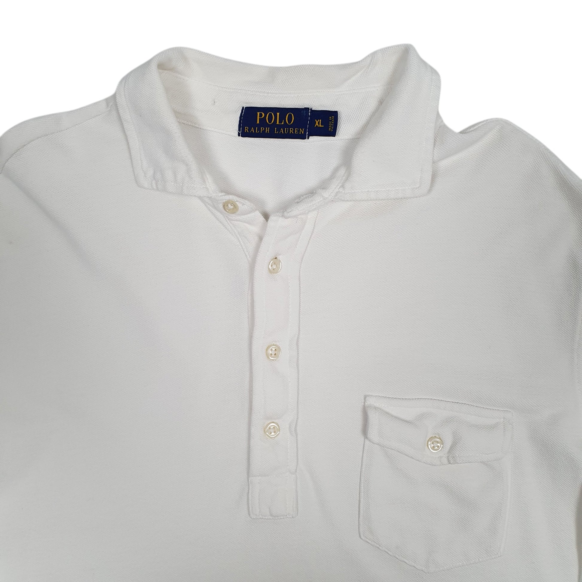 Mens White Polo Ralph Lauren   Polo Shirt