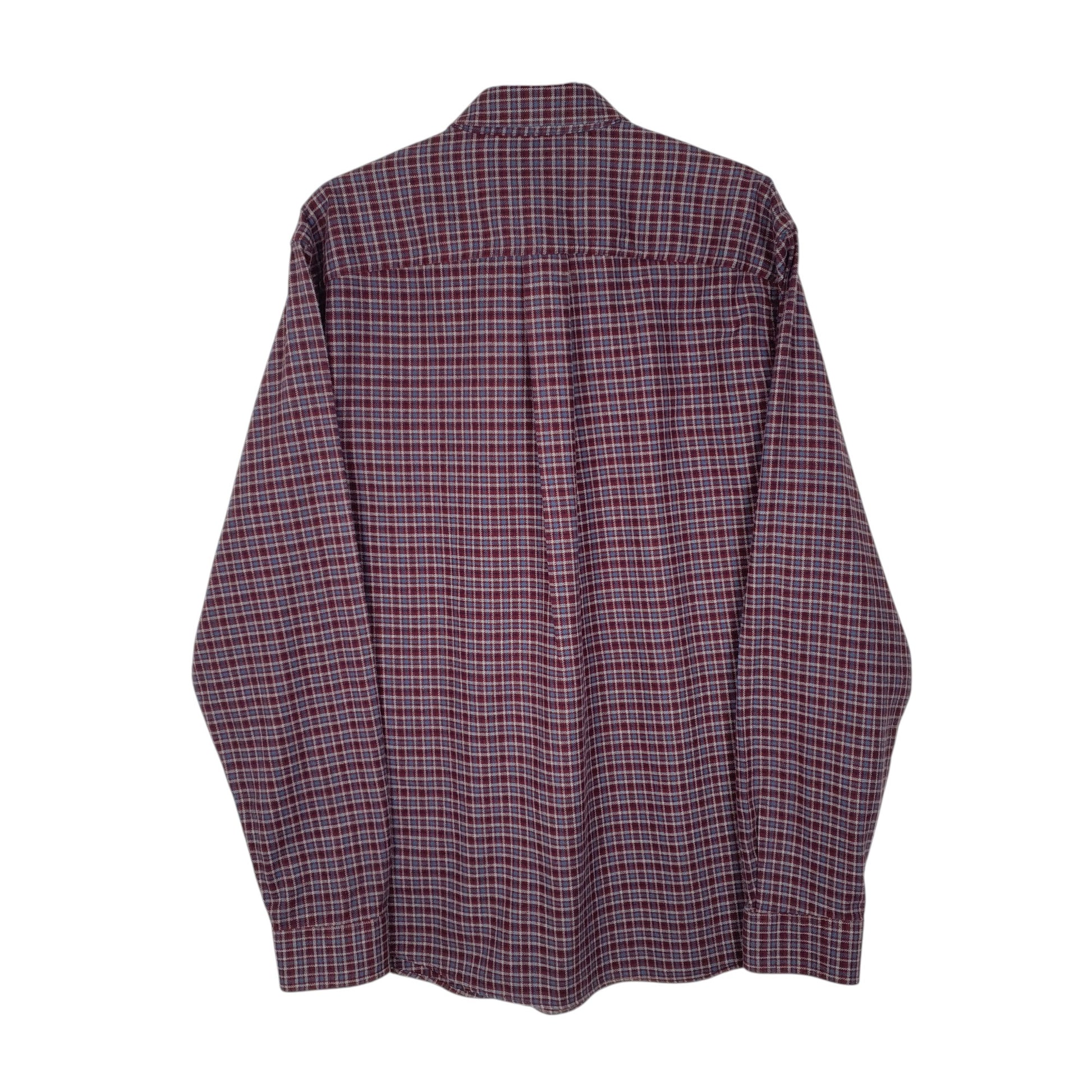 Mens Burgundy L.L.Bean Slightly Fitted  Shirt