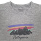 Womens Grey Patagonia Capilene Spellout  T Shirt