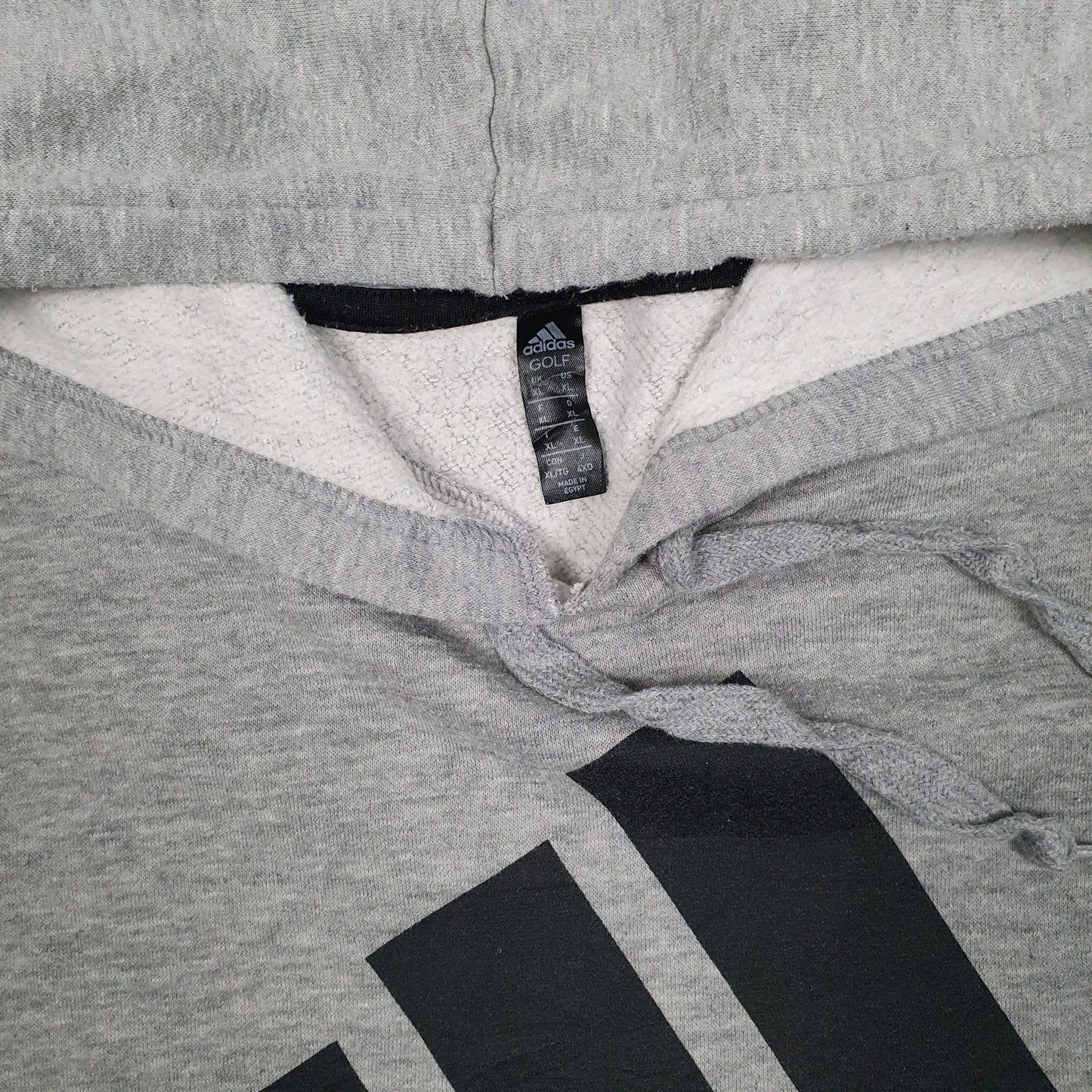 Mens Grey Adidas Golf Hoodie Jumper