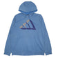 Mens Blue Adidas  Hoodie Jumper