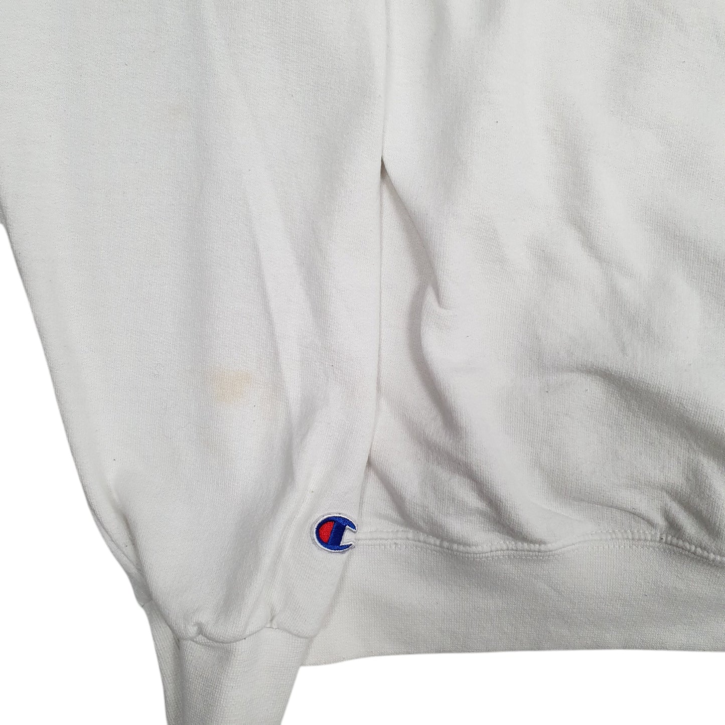Mens White Champion  Hoodie Jumper