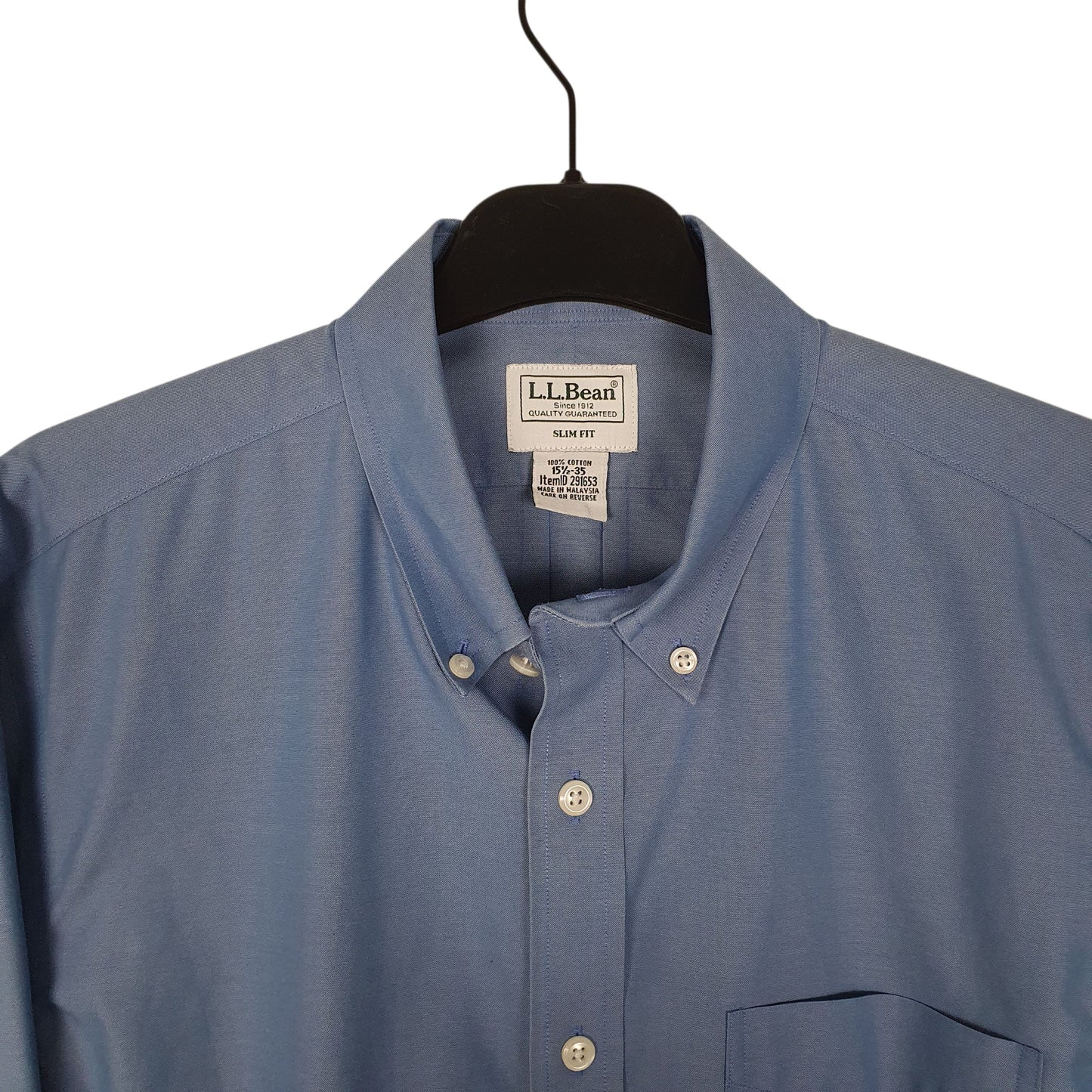 Mens Blue L.L.Bean   Shirt