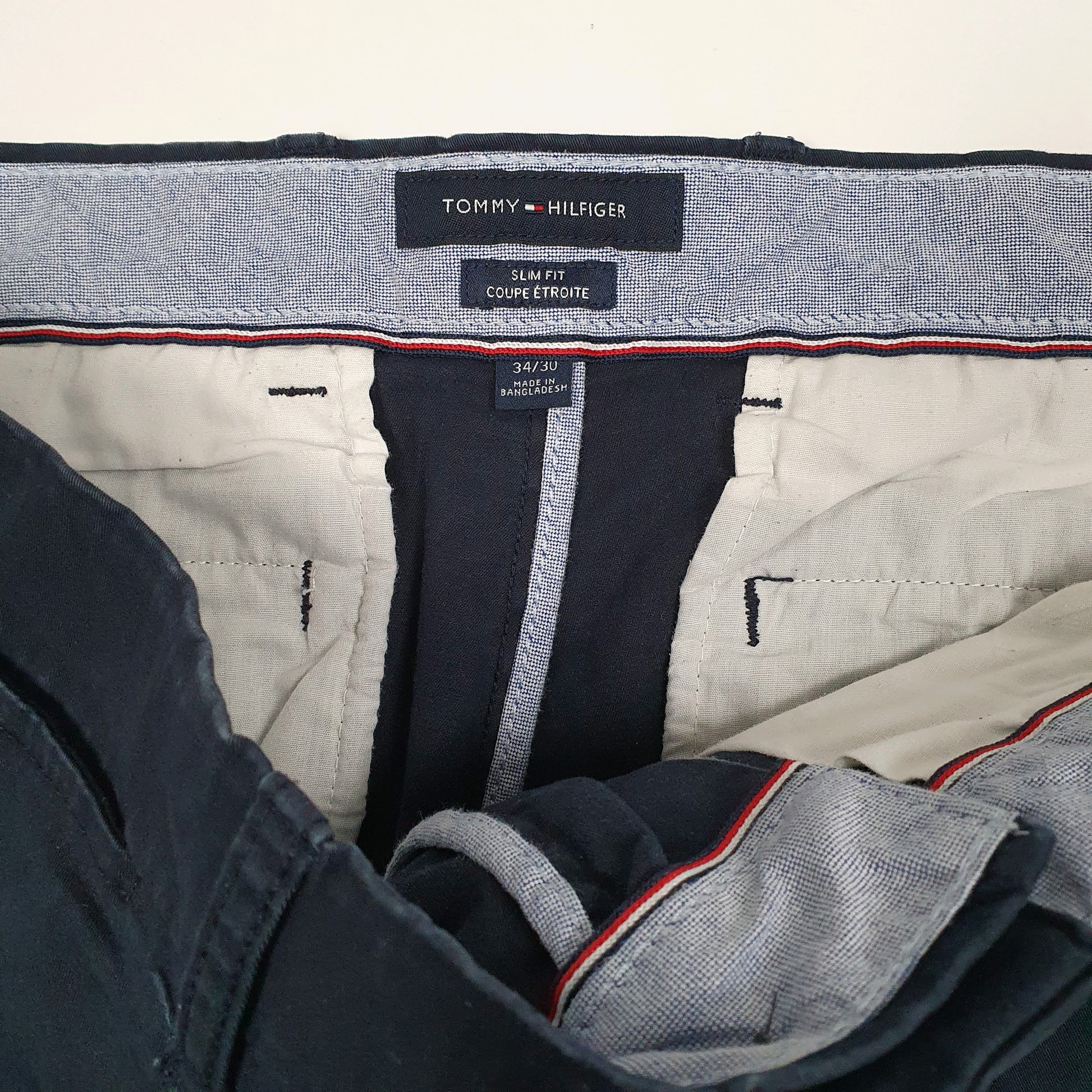 Mens Navy Tommy Hilfiger   Trousers