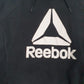 Mens Black Reebok Spellout Hoodie Jumper