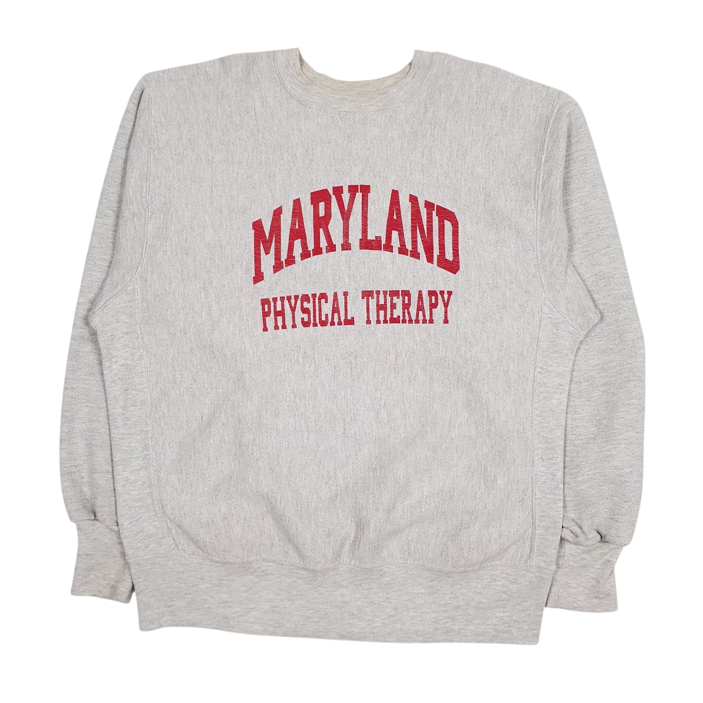 Mens Grey Rugged Sweats Vintage 90s Made in USA Crewneck Jumper