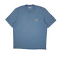 Mens Blue Carhartt  Short Sleeve T Shirt
