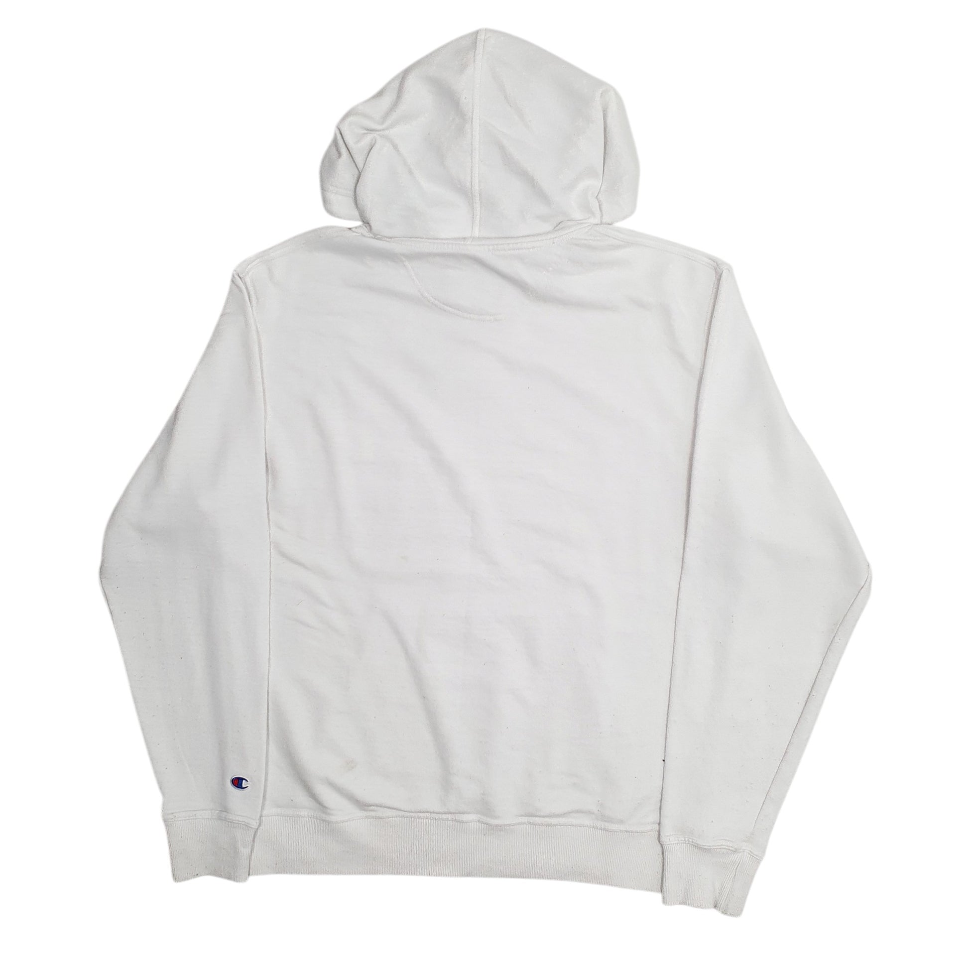 Mens White Champion  Hoodie Jumper