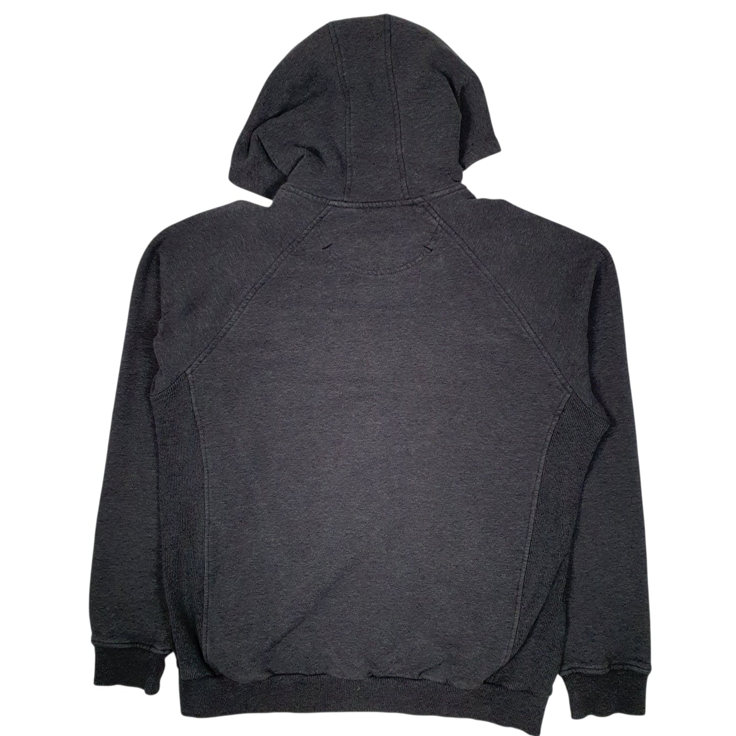 Mens Grey Fila Hoodie Full Zip Jumper