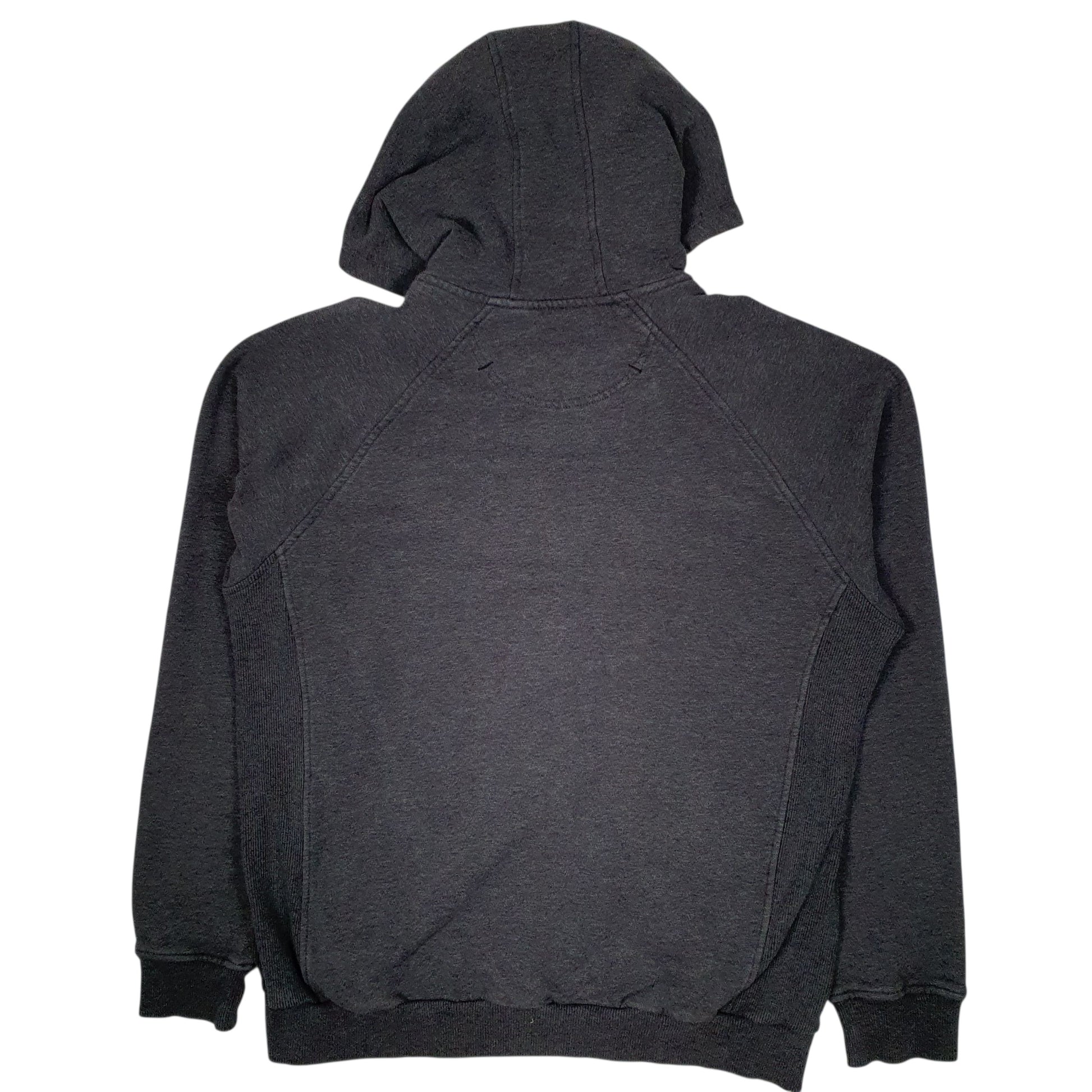 Mens Grey Fila Hoodie Full Zip Jumper