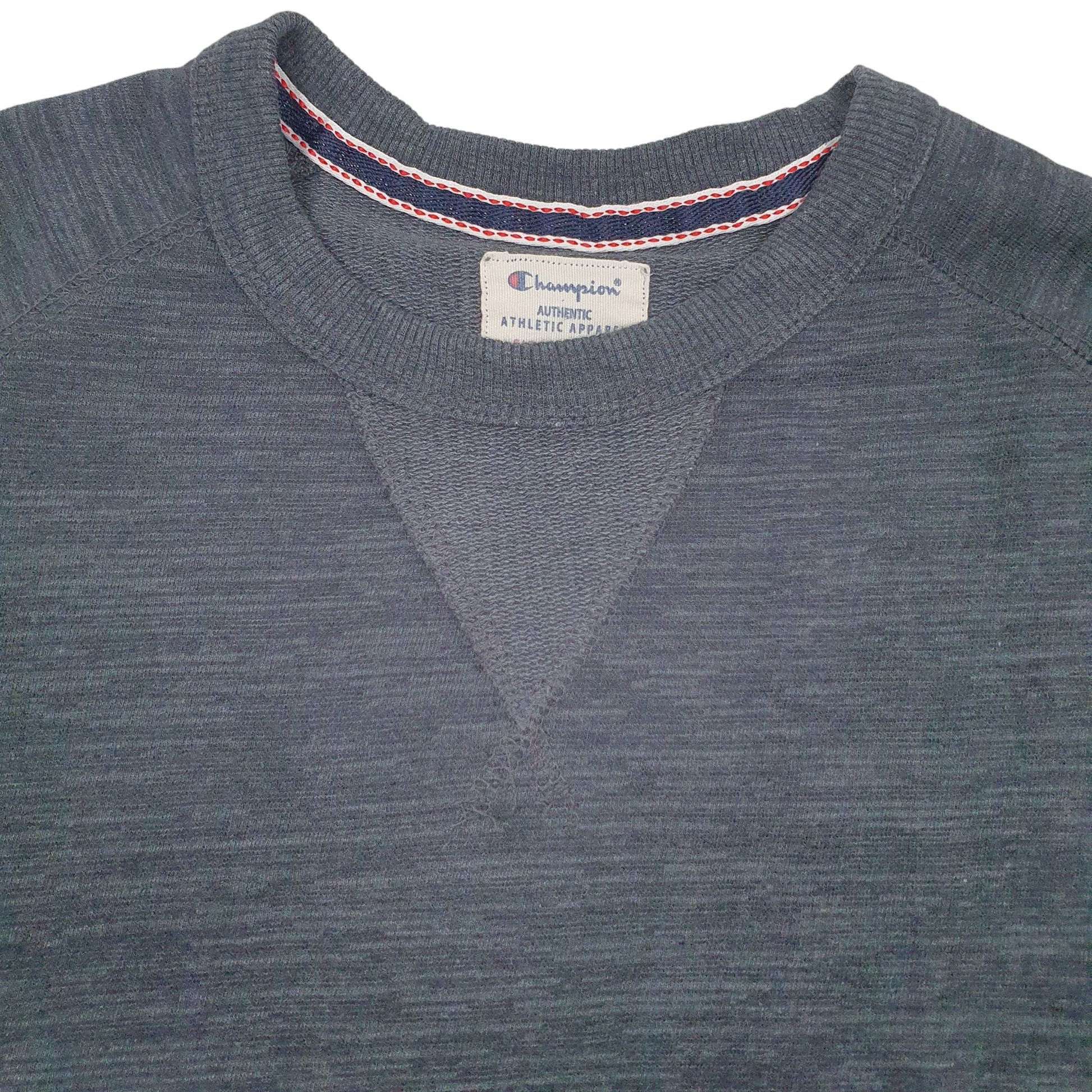 Mens Grey Champion Lightweight Crewneck Jumper