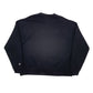 Mens Black Champion Spellout Crewneck Jumper