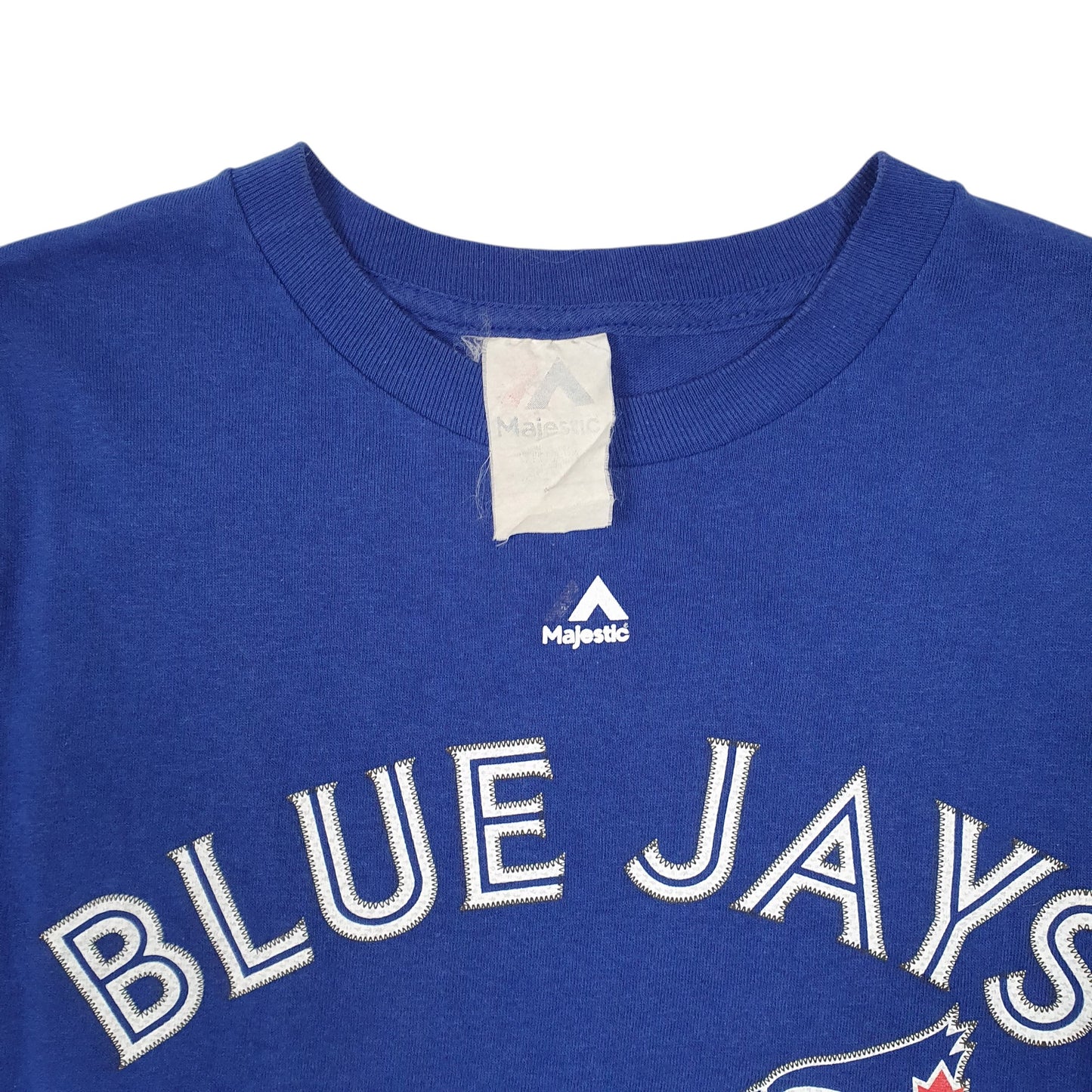 Mens Blue Majestic Toronto Bluejays MLB Baseball Donaldson  T Shirt
