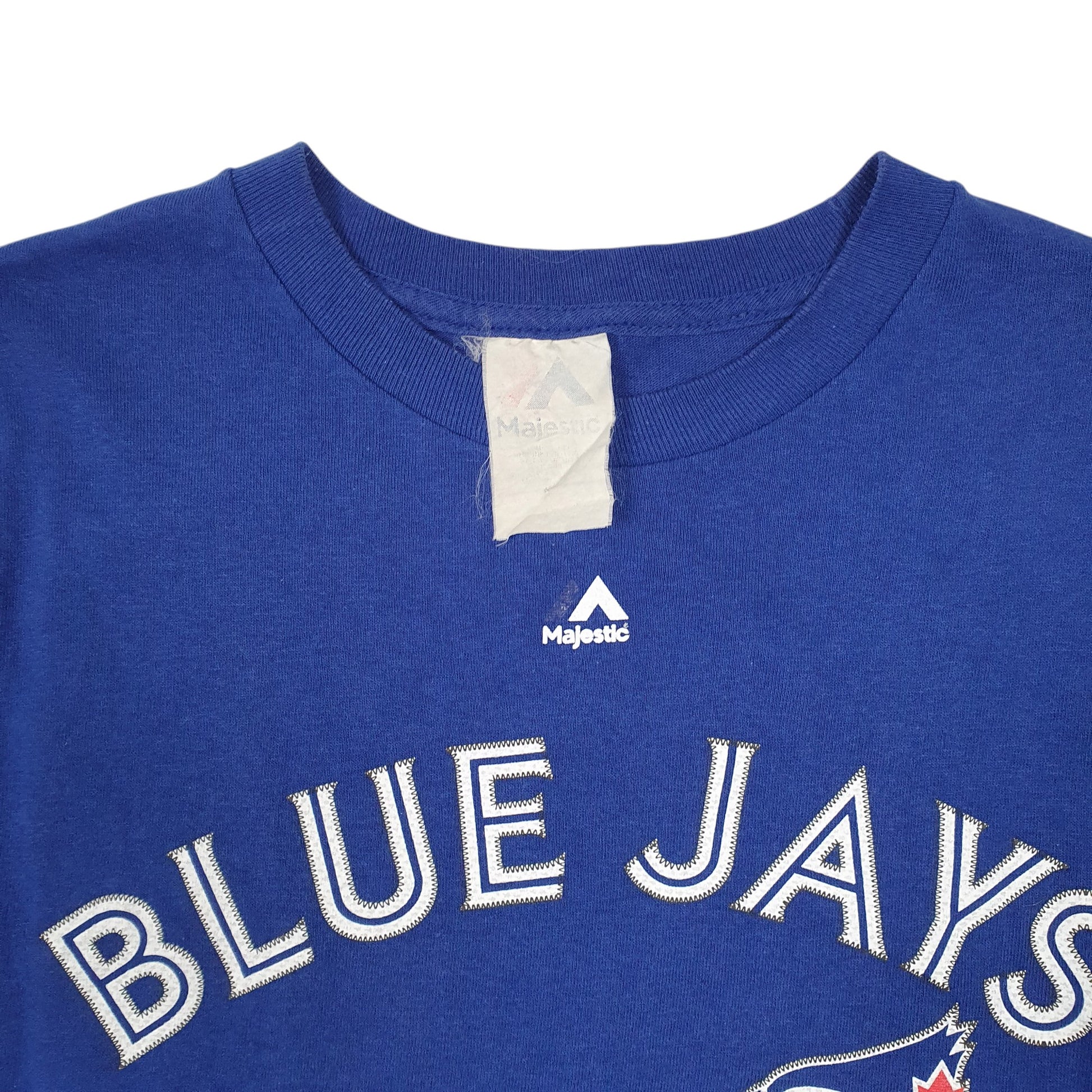 Mens Blue Majestic Toronto Bluejays MLB Baseball Donaldson  T Shirt