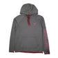 Womens Grey Nike Dri Fit Lightweight Hoodie Jumper