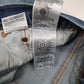 Mens Blue Levis Distressed Ripped  Jeans